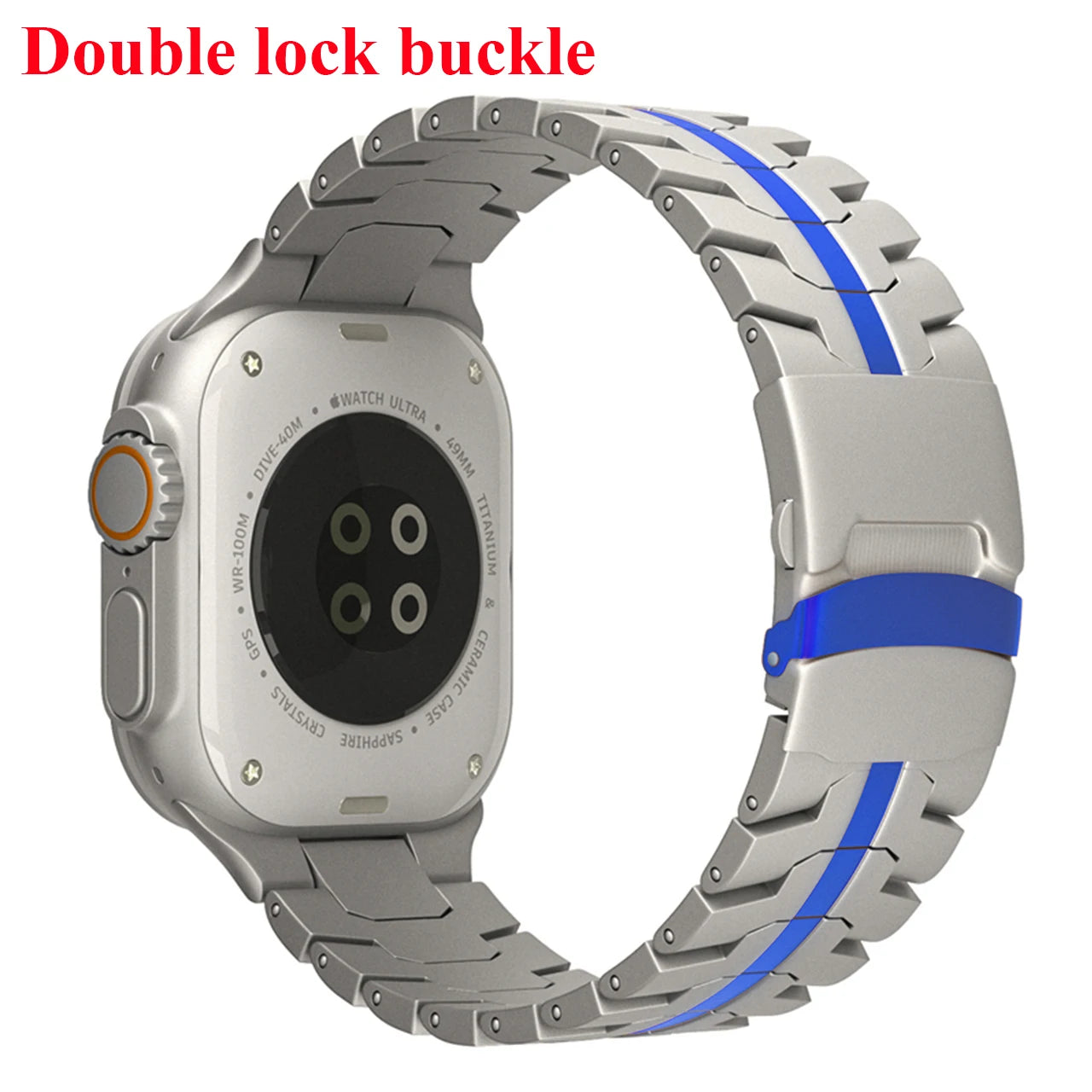 Stainless Steel Strap for  Watch Series 10 9 8 7 46Mm 45Mm SE 6 42Mm 44Mm Metal Bracelet Band for Iwatch Ultra Ultra2 49Mm