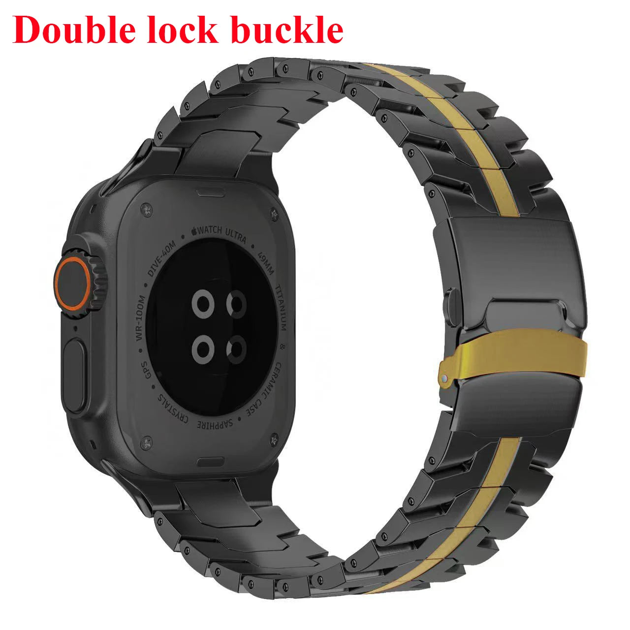 Stainless Steel Strap for  Watch Series 10 9 8 7 46Mm 45Mm SE 6 42Mm 44Mm Metal Bracelet Band for Iwatch Ultra Ultra2 49Mm