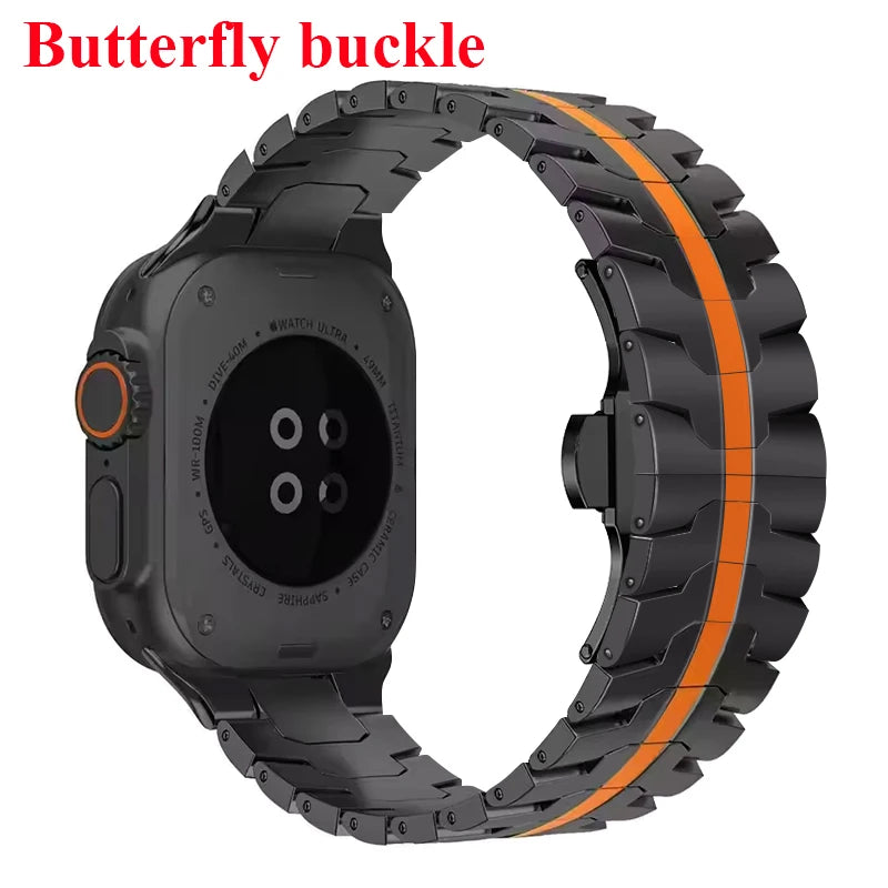 Stainless Steel Strap for  Watch Series 10 9 8 7 46Mm 45Mm SE 6 42Mm 44Mm Metal Bracelet Band for Iwatch Ultra Ultra2 49Mm
