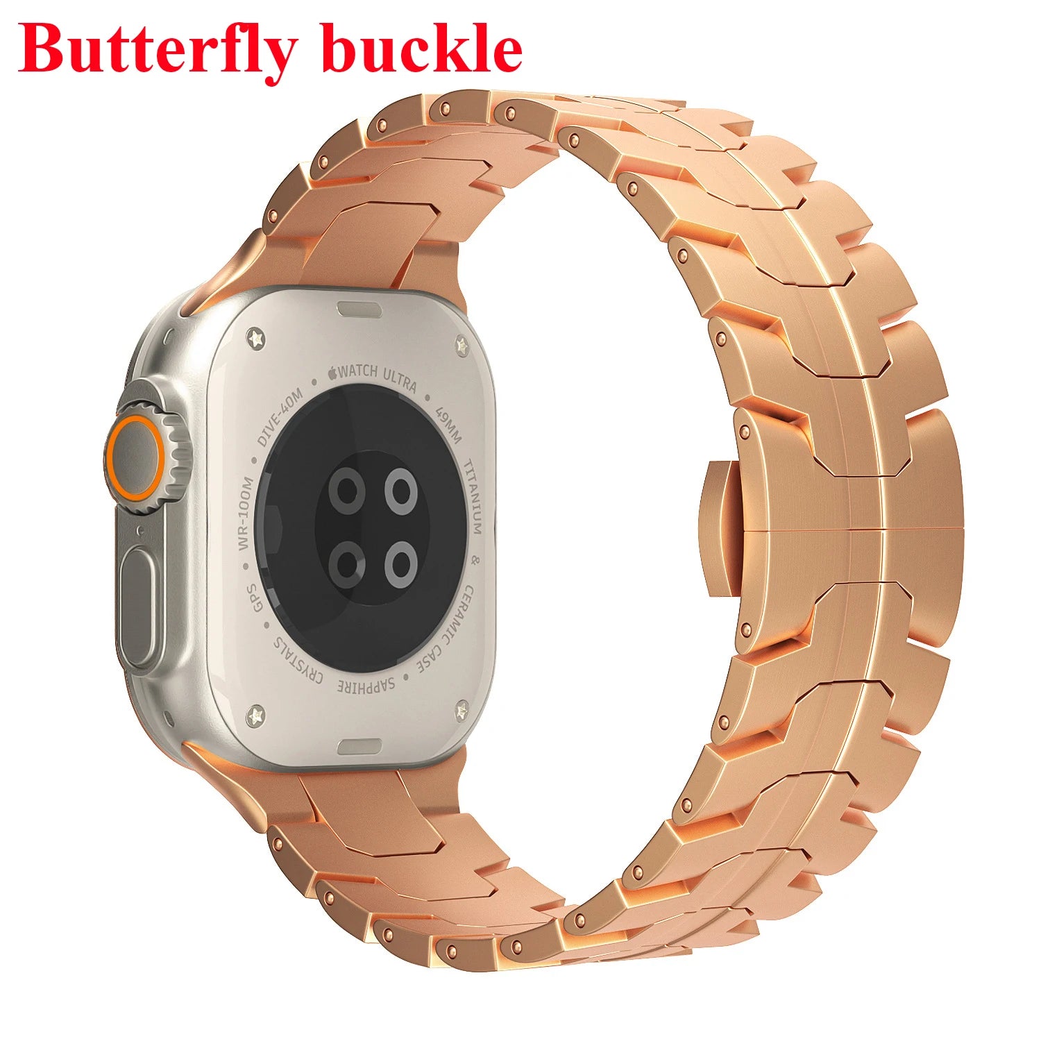 Stainless Steel Strap for  Watch Series 10 9 8 7 46Mm 45Mm SE 6 42Mm 44Mm Metal Bracelet Band for Iwatch Ultra Ultra2 49Mm