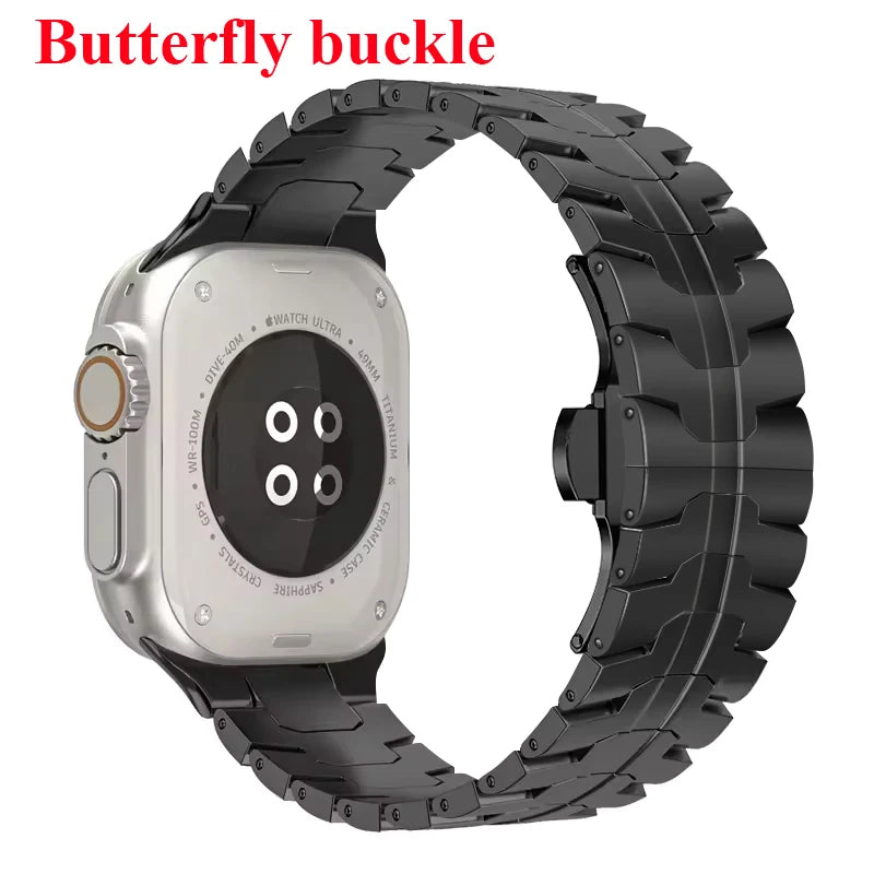 Stainless Steel Strap for  Watch Series 10 9 8 7 46Mm 45Mm SE 6 42Mm 44Mm Metal Bracelet Band for Iwatch Ultra Ultra2 49Mm