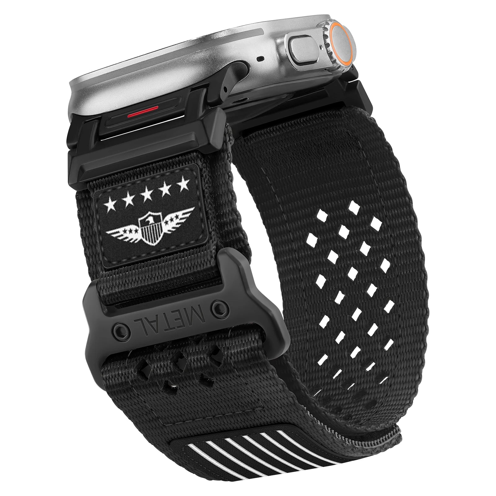 Nylon Loop Strap for  Watch Ultra 2 Band 49Mm 44Mm 45Mm 42Mm 46Mm Sport Correa Bracelet Iwatch Series 10 9 SE 8 7 6 5
