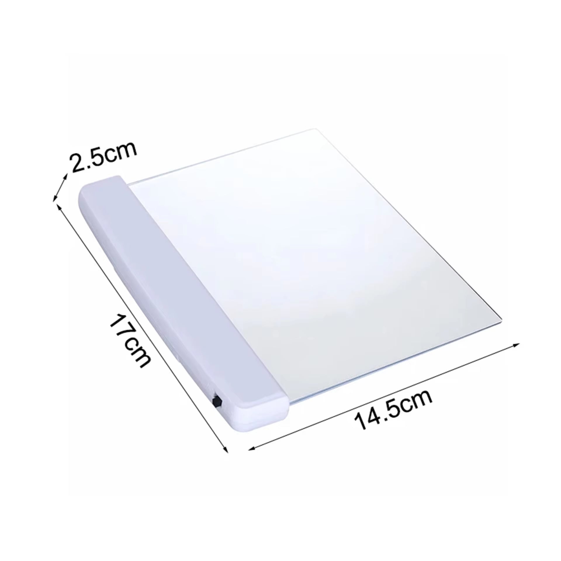 LED Book Light Eye Caring Flat Plate Panel Bookmark Light Portable Study Tools Night Vision Reading Lighting for Car Travel Bed