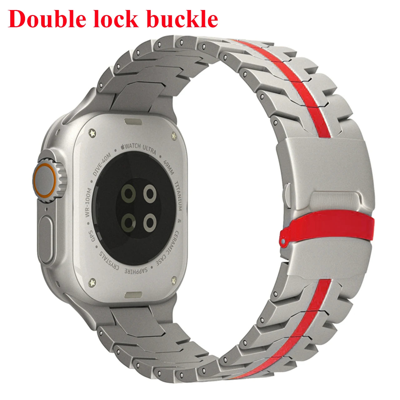 Stainless Steel Strap for  Watch Series 10 9 8 7 46Mm 45Mm SE 6 42Mm 44Mm Metal Bracelet Band for Iwatch Ultra Ultra2 49Mm