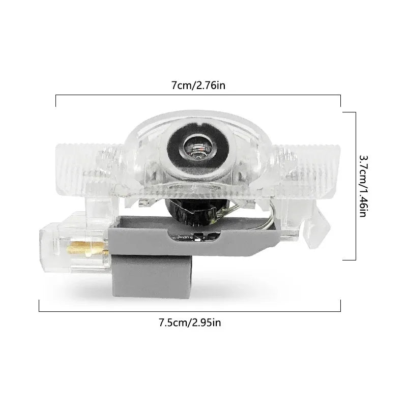 2Pcs LED Projector Lamp Car Door Welcome Ghost Shadow Lights for Lexus RX ES GX LS LX IS GS RC UX Series ES200 ES250 ES260 ES300
