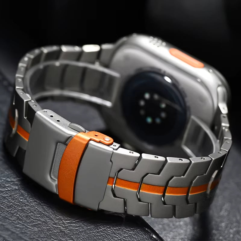 Stainless Steel Strap for  Watch Series 10 9 8 7 46Mm 45Mm SE 6 42Mm 44Mm Metal Bracelet Band for Iwatch Ultra Ultra2 49Mm