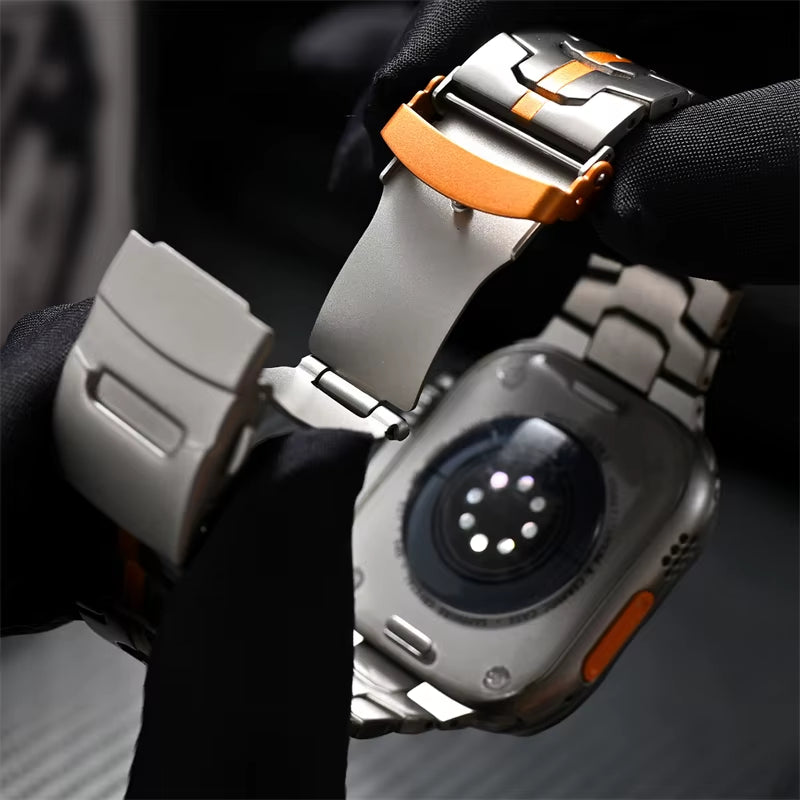 Stainless Steel Strap for  Watch Series 10 9 8 7 46Mm 45Mm SE 6 42Mm 44Mm Metal Bracelet Band for Iwatch Ultra Ultra2 49Mm