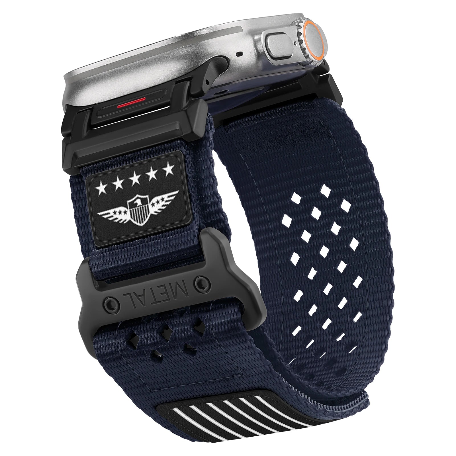 Nylon Loop Strap for  Watch Ultra 2 Band 49Mm 44Mm 45Mm 42Mm 46Mm Sport Correa Bracelet Iwatch Series 10 9 SE 8 7 6 5