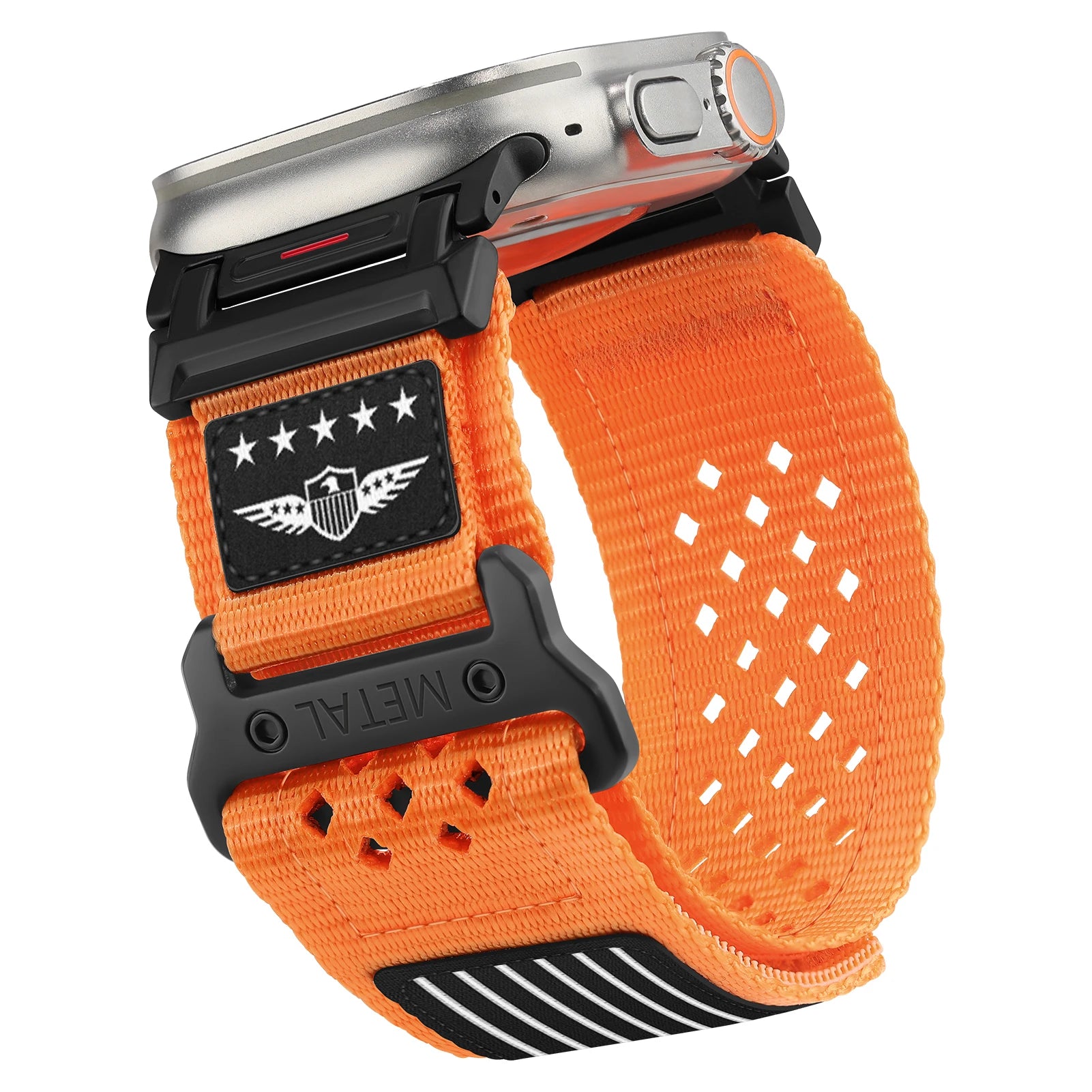 Nylon Loop Strap for  Watch Ultra 2 Band 49Mm 44Mm 45Mm 42Mm 46Mm Sport Correa Bracelet Iwatch Series 10 9 SE 8 7 6 5